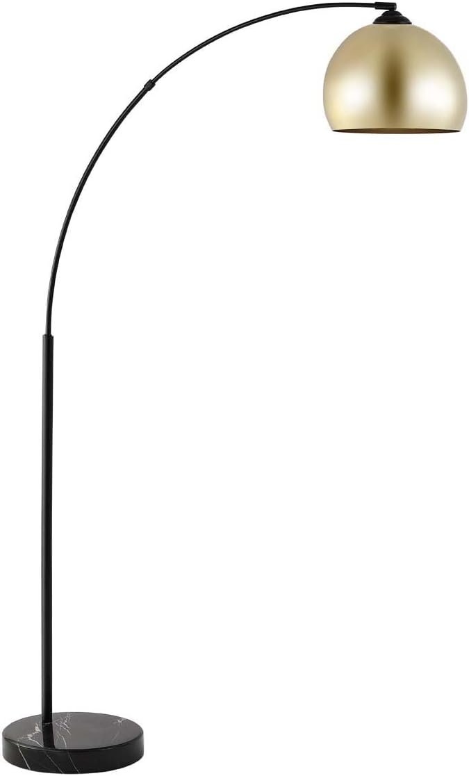 SAFAVIEH Glarien Floor Lamp, 70″ Gold/Black FLL4087A