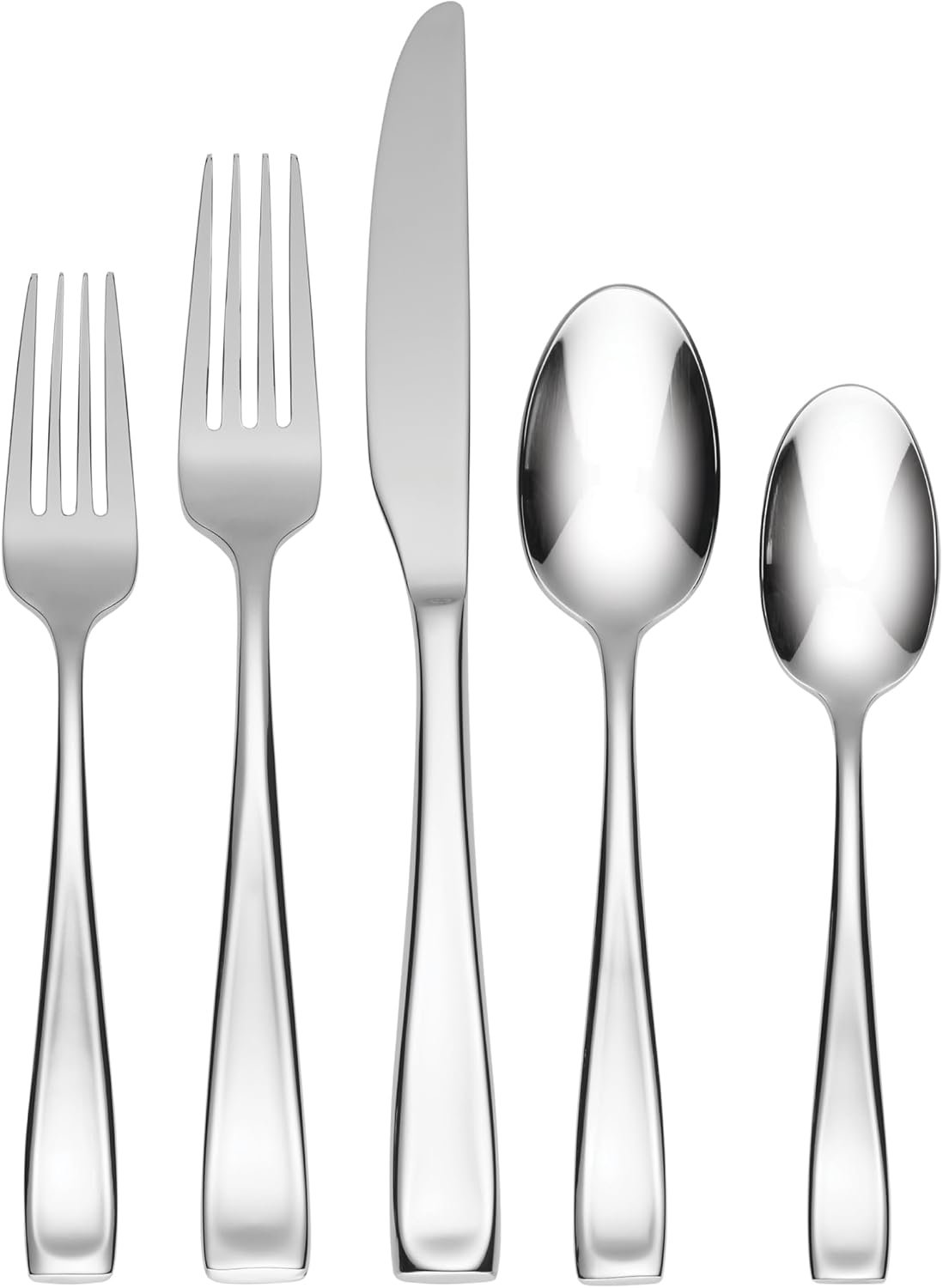 Oneida Moda 65-Piece 18/10 Silverware Set for 12, Flatware