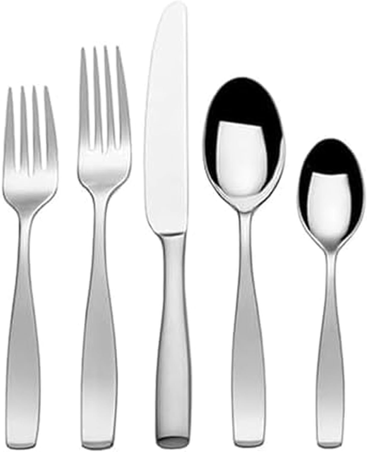 Mikasa Satin Loft 65 Piece Flatware Set Service for 12 Stainless Steel