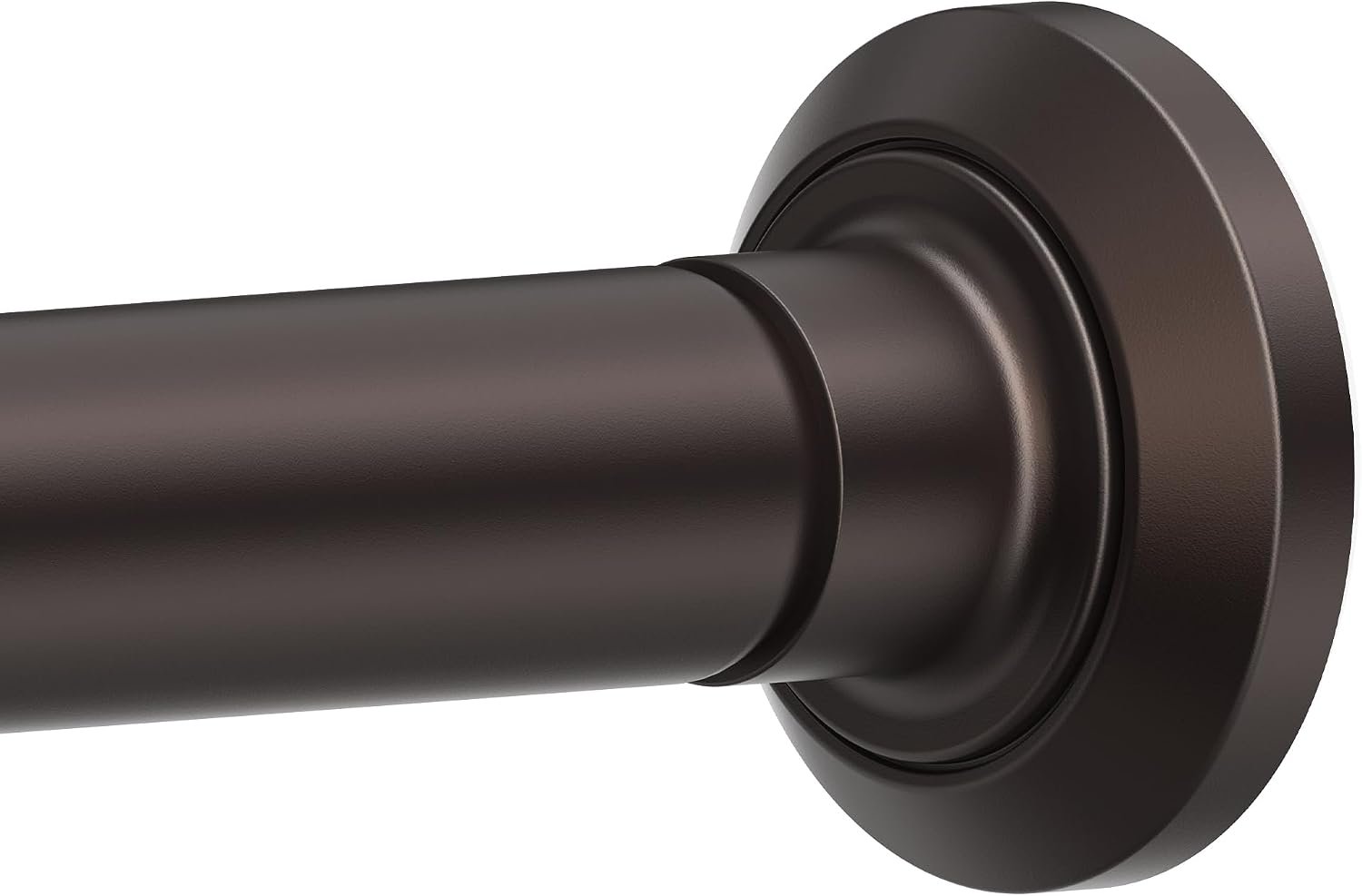 ENJOYBASICS 1" Bronze Shower Curtain Rod, 30-76" Adjustable, Secure Tension