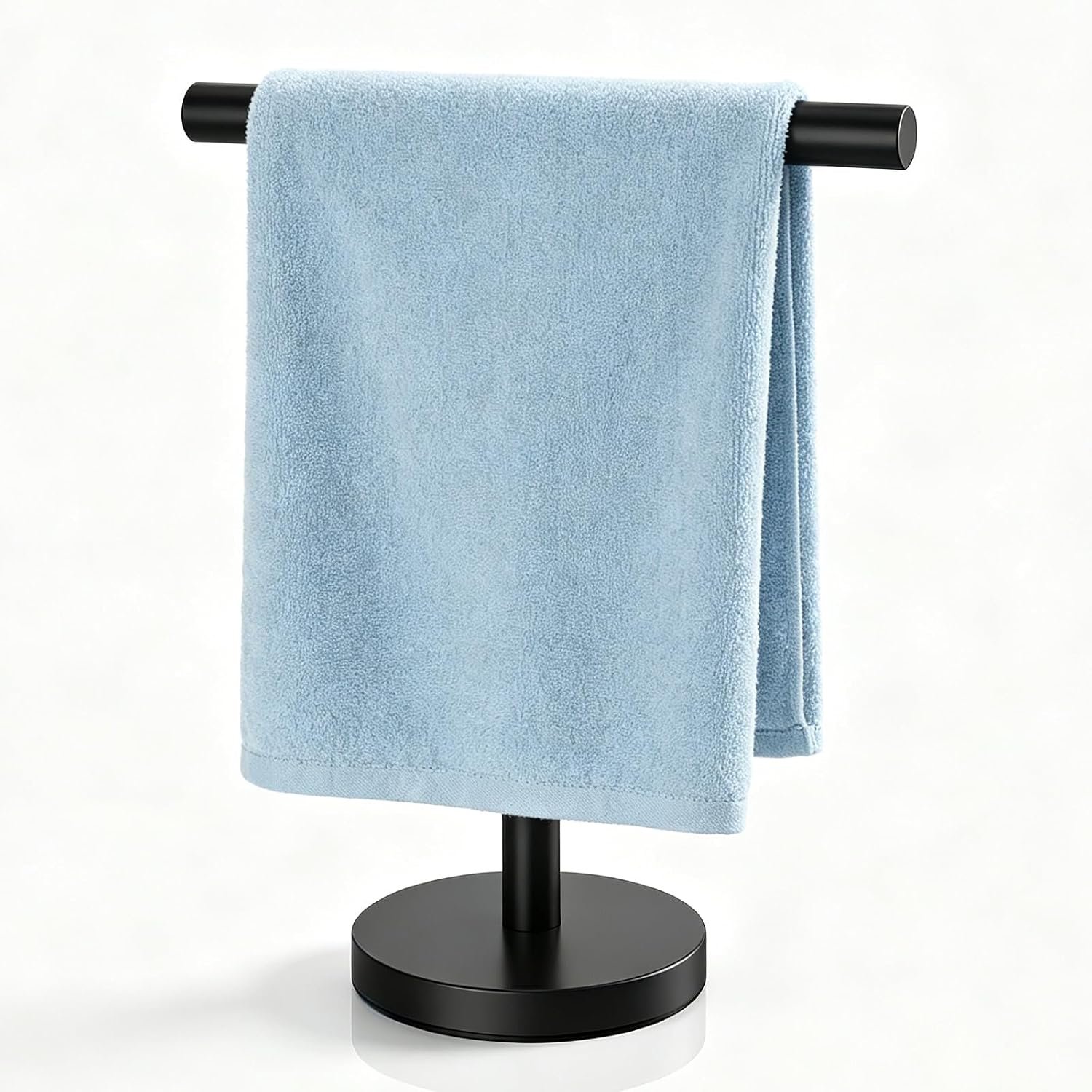 T-Shaped Hand Towel Holder, Black
