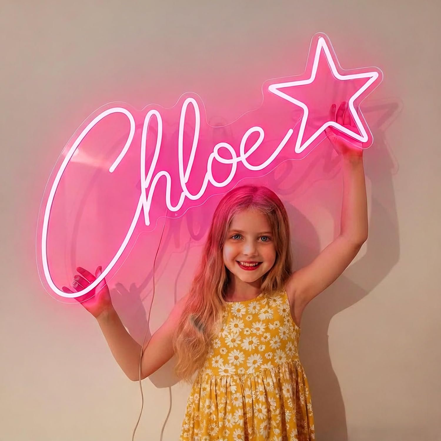 Custom Neon Sign Personalized LED Name Neon Light for Wall Decor Bedroom