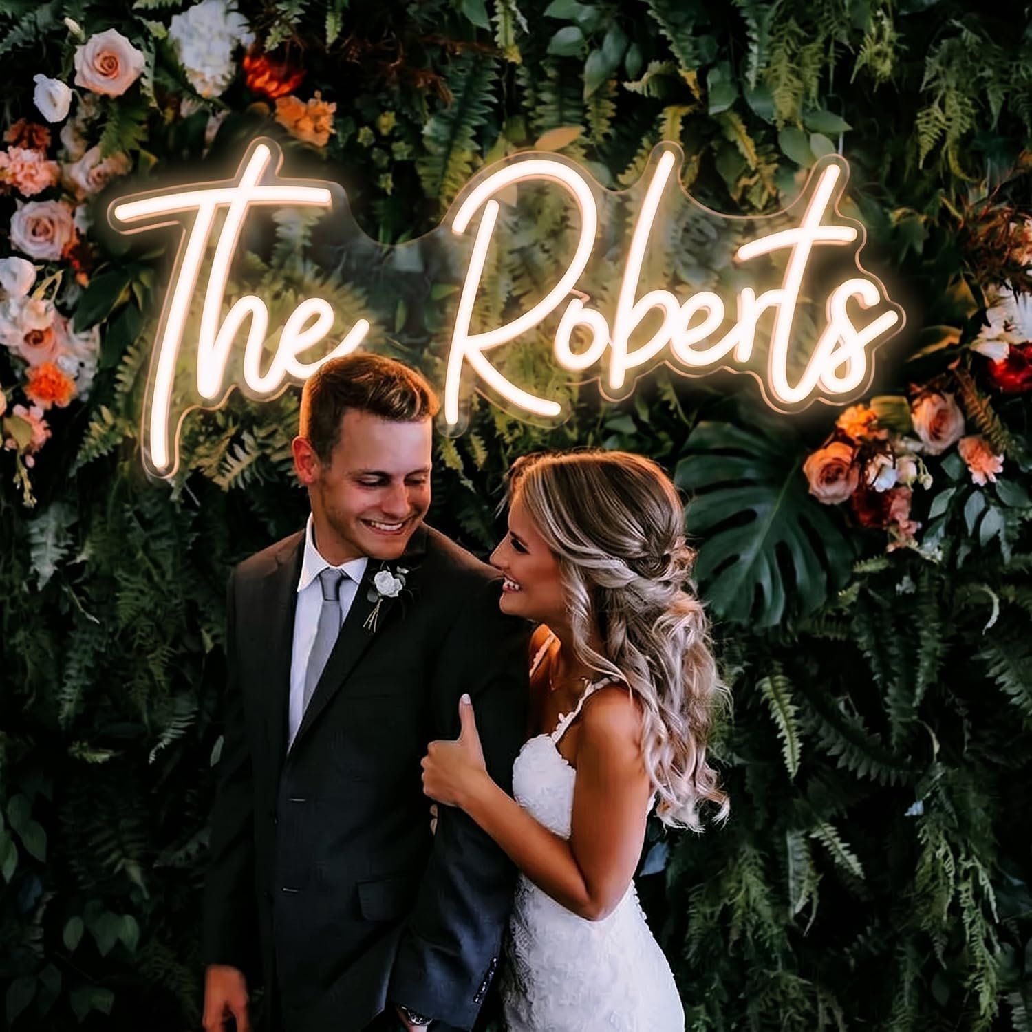 LC Sign Custom Neon Sign, LED Name Signs for Wedding Event, Holiday Gifts