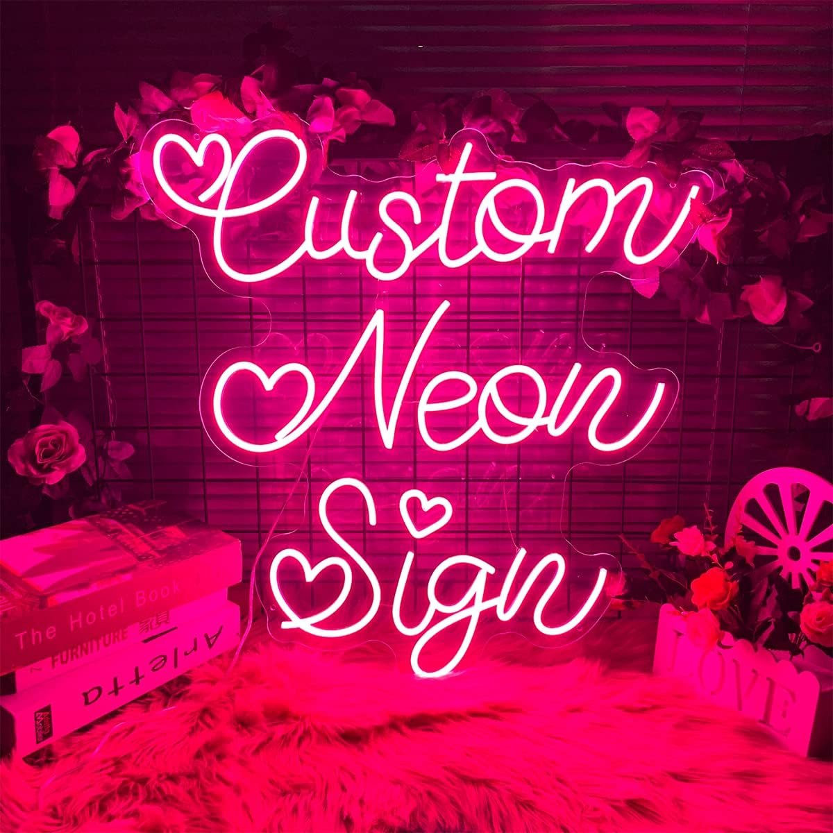 Custom Neon Sign for Wall Decor Personalized LED Neon Wedding Light Sign