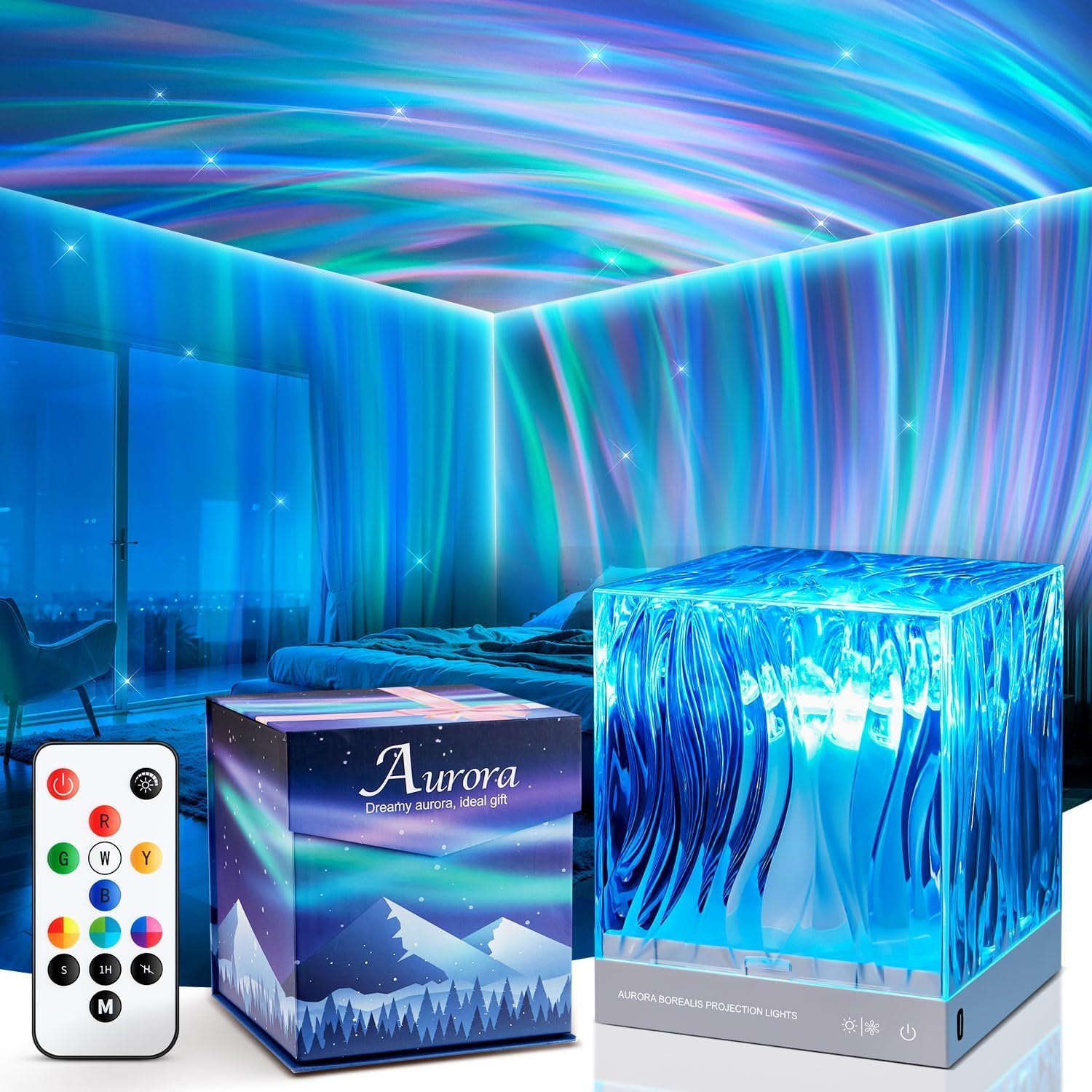 Teen Girl Gifts Trendy Stuff Galaxy Projector Night Light Projector, 18-Color Birthday Gifts for Women Christmas Gift for Men, 10 Brightness Ambient Lighting LED Lights for Bedroom Lava Lamp Halloween