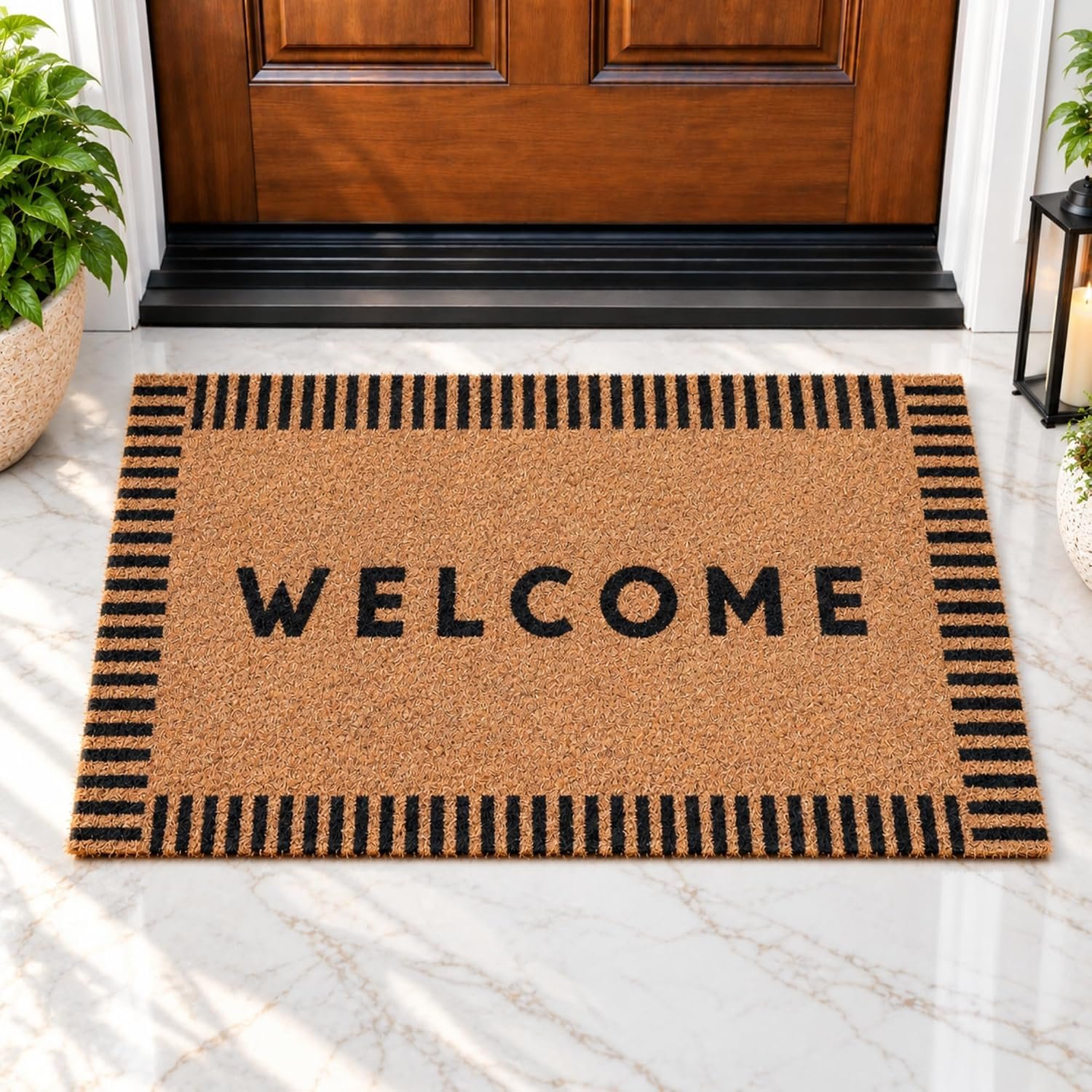 Folkulture Door Mat, Welcome Mat, Welcome Matt Outdoor Doormats – 16″ x 28″