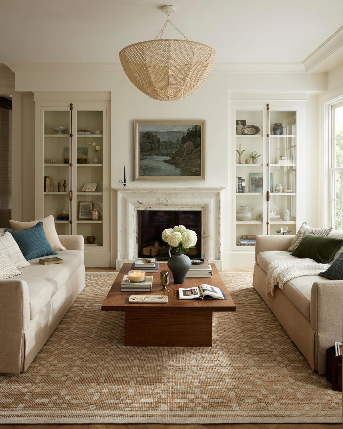 Loloi Chris Loves Julia Judy Natural / Ivory 5′-0″ x 7′-6″ Area Rug